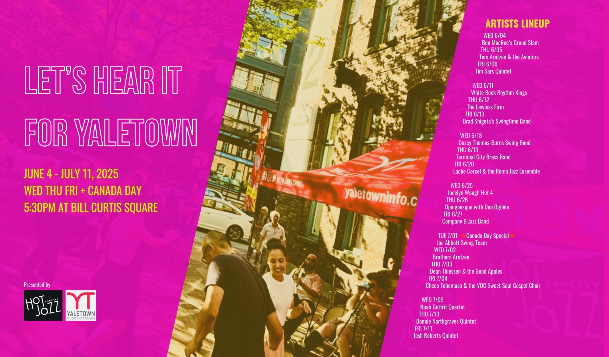 VHJ SummerStage – Vancity Hot Jazz Society
